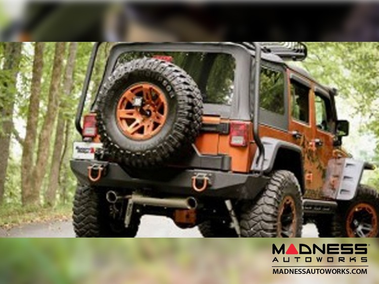 Jeep Wrangler JK Axle Back Exhaust System Kit Stainless Steel